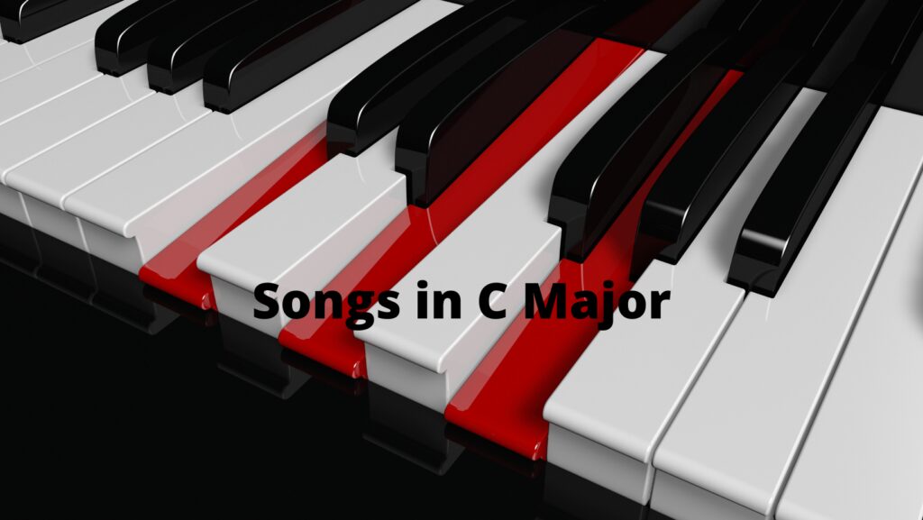 Beginner piano songs in C major